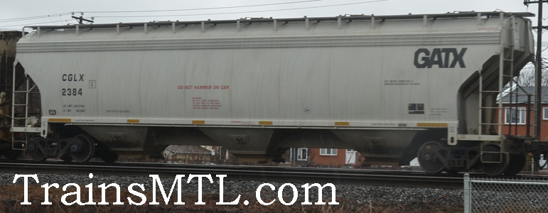 Car/wagon CGLX2384 right side / coté droite